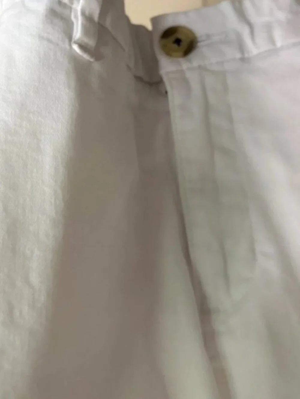 Tommy Hilfiger Women's Pants White Sz 12 Flat Front Chino Cotton 28" Inseam - Picture 5 of 11